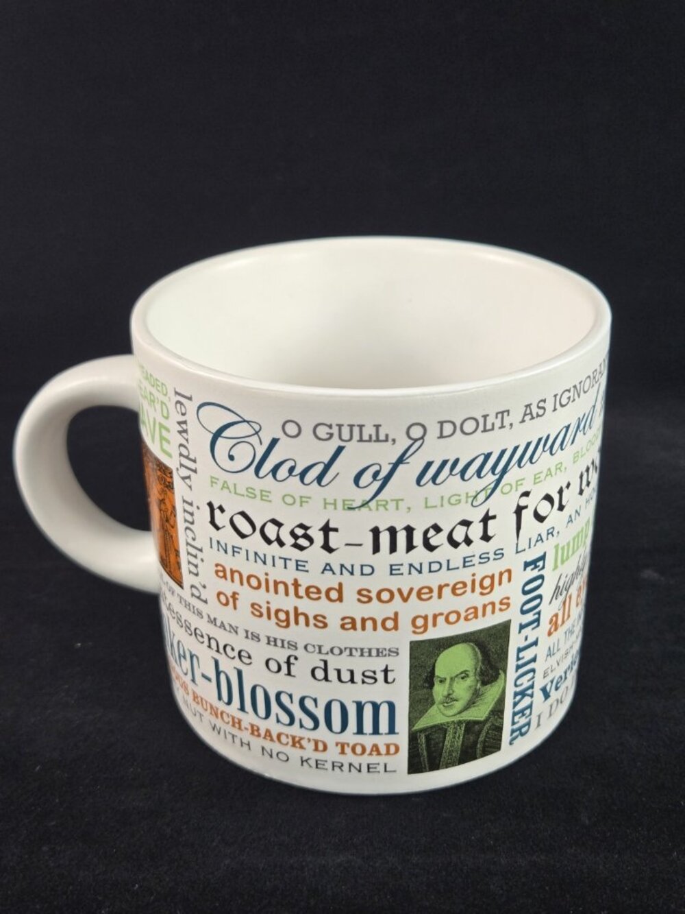 Shakespearean Insults Mug Philosophers Guild Funny Gag Gift Literature